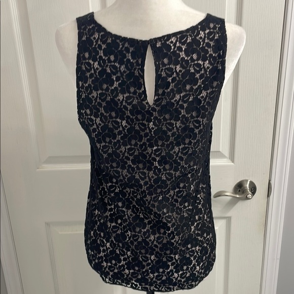 Talula Aritzia Betty Black Lace Tank Top with Pink Lining Size M - Picture 10 of 11